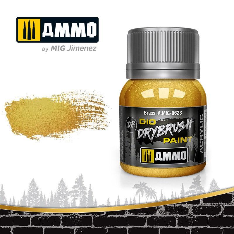 AMMO by MIG Jimenez AMMO by MIG Drybrush Brass MIG0623