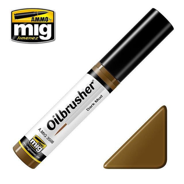 AMMO by MIG Jimenez AMMO By MIG Oilbrusher Dark Mud A.MIG-3508