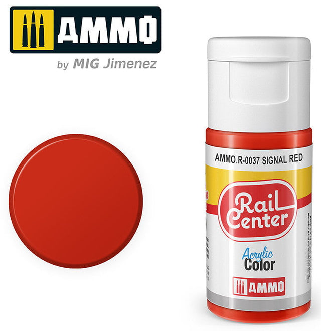 AMMO by MIG Jimenez AMMO R0037 Signal Red (15 ML) Acrylic Paints By Mig Jimenez