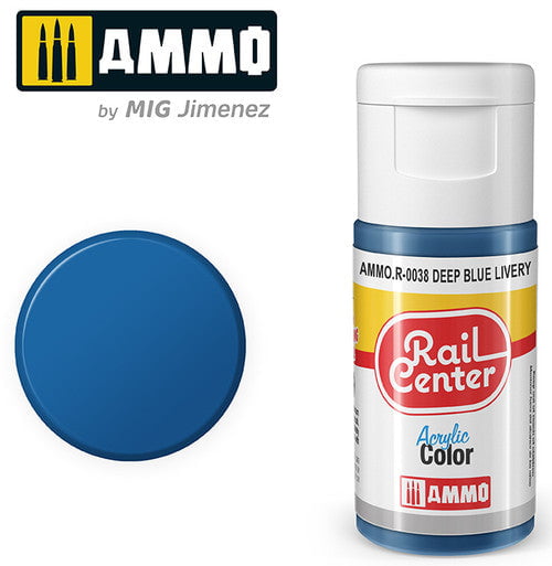 AMMO by MIG Jimenez AMMO R0038 Deep Blue Livery (15 ML) Acrylic Paints By Mig Jimenez