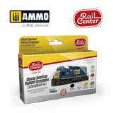 AMMO by MIG Jimenez AMMO R1007 Classic American Railroad Companies - Locomotives Vol. 1 Acrylic Paints By Mig Jimenez
