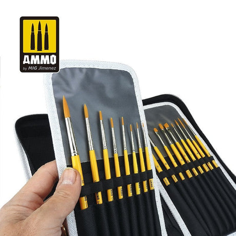 AMMO by MIG Jimenez Brush Storage AMMO Brush Arsenal - Brush Organization & Protective Storage