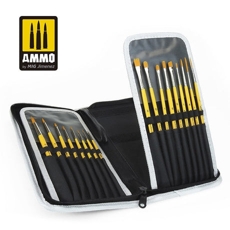 AMMO by MIG Jimenez Brush Storage AMMO Brush Arsenal - Brush Organization & Protective Storage
