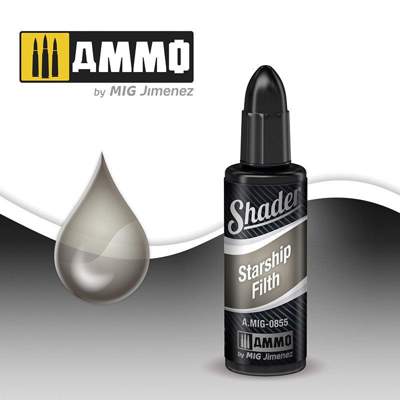 AMMO by MIG Jimenez MIG-0855 STARSHIP FILTH SHADER AMMO By MIG