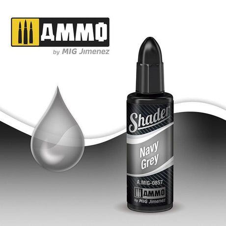 AMMO by MIG Jimenez MIG-0857 NAVY GREY SHADER AMMO By MIG