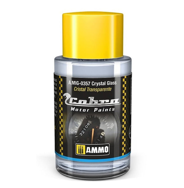 AMMO by MIG Jimenez Paint - Acrylic AMMO by Mig 357 Cobra Motor: Crystal Glass Acrylic Paint 30ml Bottle