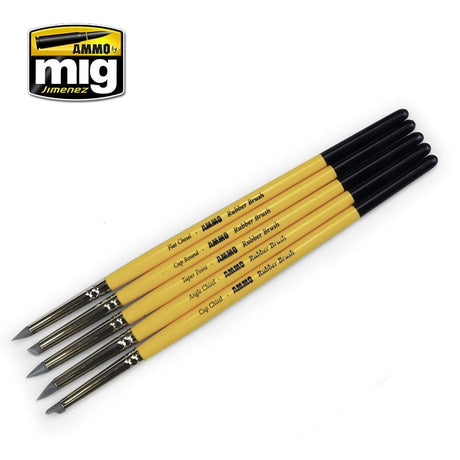 AMMO by MIG Jimenez paint brush AMMO by MIG Brush Sets - Rubber Brush Set