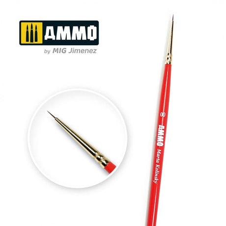 AMMO by MIG Jimenez paint brush AMMO by MIG Brushes - 00 AMMO Marta Kolinsky Brush