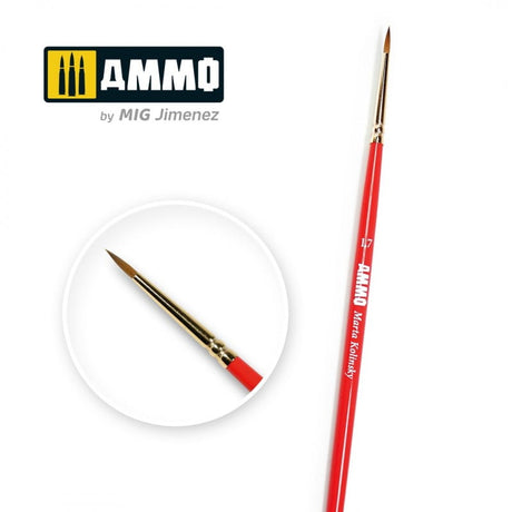 AMMO by MIG Jimenez paint brush AMMO by MIG Brushes - 1.7 AMMO Marta Kolinsky Brush