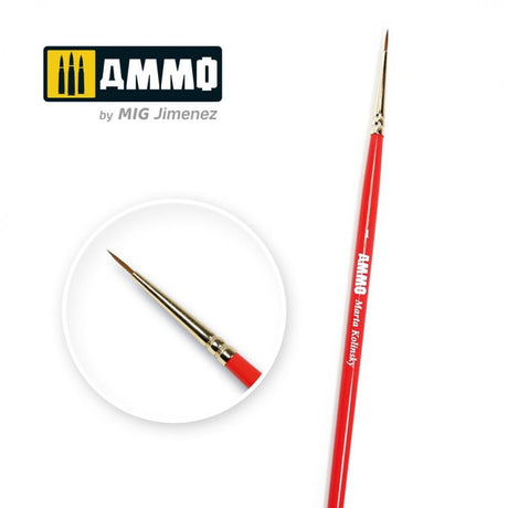 AMMO by MIG Jimenez paint brush AMMO by MIG Brushes - 1 AMMO Marta Kolinsky Brush
