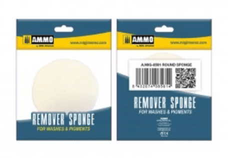 AMMO by MIG Jimenez Weathering AMMO by Mig 8561 Round Remover Sponge for Washes and Pigments