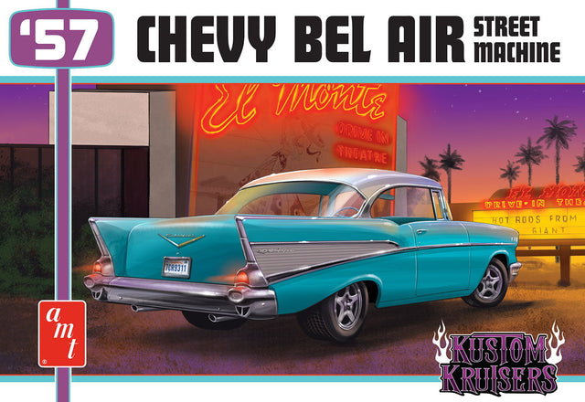 AMT Model Kits Other Models & More AMT  1957 Chevy Bel Air Street Machine 1/25