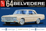 AMT Model Kits Other Models & More AMT 1964 Plymouth Belvedere (W-Slant 6 Engine) 1/25