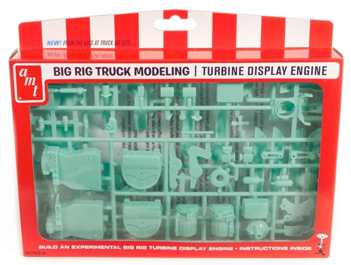 AMT Model Kits Other Models & More AMT Big Rig Turbine Engine Parts Pack Skill 2