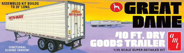 AMT Model Kits Other Models & More AMT Great Dane Dry Goods Semi Trailer 1/25