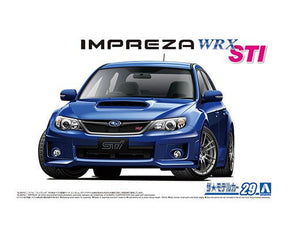 Aoshima MODEL CARS Aoshima 1/24 2010 Subaru GRB Impreza WRX STI 4-Door Car Kit