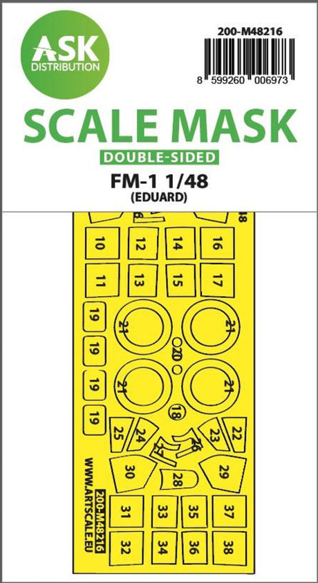 Art Scale Art Scale 1/48 Art Scale  FM-1 double-sided express fit mask for Eduard