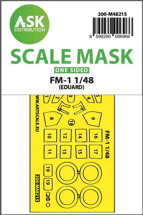 Art Scale Art Scale 1/48 Art Scale  FM-1 one-sided express fit mask for Eduard