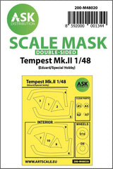Art Scale Art Scale 1/48 Art Scale Hawker Tempest Mk.II double-sided painting mask for Eduard / Special Hobby