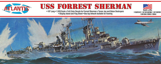 Atlantis MODEL SHIPS Atlantis  USS Forrest Sherman Guided Missile Destroyer (formerly Revell) 1/320