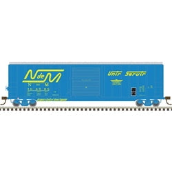 Atlas Boxcar Atlas 20005642 HO Scale 50' Berwick Boxcar Nacionales de Mexico NdeM 104279