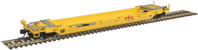 Atlas Well Car Atlas 50005291 N Scale 40' Rebuilt Well Car TTX Red Logo 59084