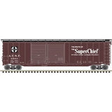 Atlas Boxcar Atlas 20006592 HO Scale 50' Postwar Boxcar Santa Fe Super Chief ATSF 8593