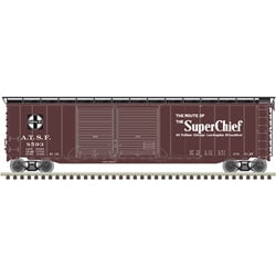 Atlas Boxcar Atlas 20006592 HO Scale 50' Postwar Boxcar Santa Fe Super Chief ATSF 8593