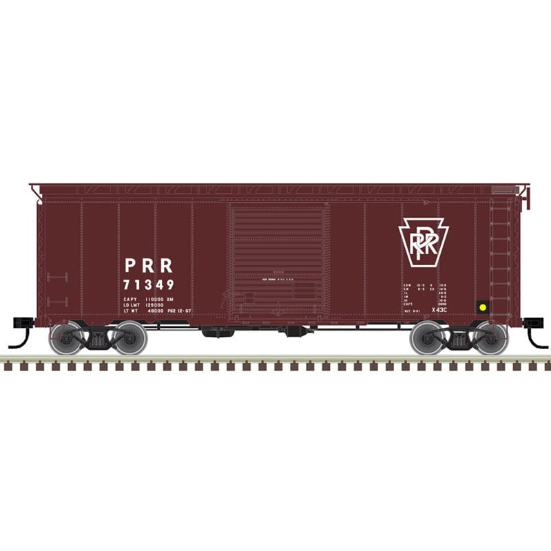 Atlas Boxcar Atlas 20006827 HO Scale 40' Post War Boxcar Pennsylvania PRR 71239