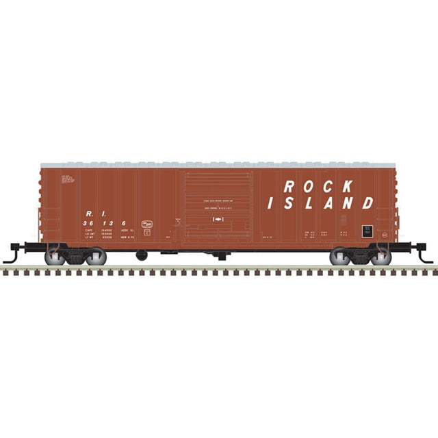 Atlas Boxcar Atlas Master HO Scale 20007072 50' Precision Design Boxcar Rock Island ROCK 36142