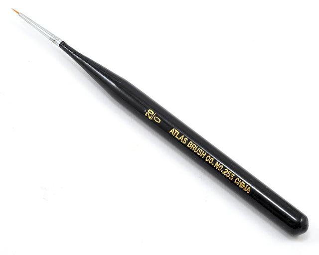 Atlas Brush Co. MODEL PAINTS Atlas Brush Co. 20/0 Golden Taklon Ultra Detail Brush