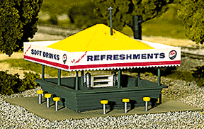 Atlas Building - Kit Atlas 715 HO Scale Refreshment Stand Kit