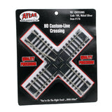 Atlas Code 100 - Crossing Atlas 176 HO Scale Code 100 Track 90 Degree Custom-Line Crossing
