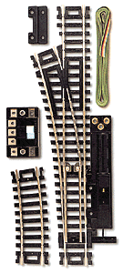 Atlas Code 100 - Switch Atlas 850 HO Scale Code 100 Track Remote Left-Hand Switch