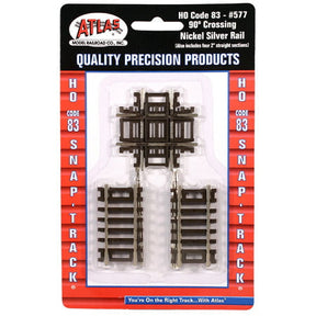 Atlas Code 83 - Crossing Atlas 577 HO Scale Code 83 90 Degree Crossing