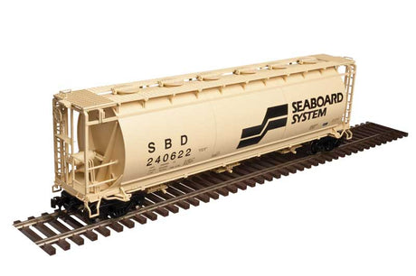 Atlas Covered Hopper Atlas 20004370 HO 3 Bay Cylindrical Covered Hopper Seaboard SBD 240622