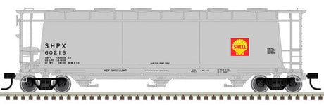 Atlas Covered Hopper Atlas 20004372 HO 3 Bay Cylindrical Covered Hopper Shell SHPX 60183