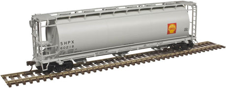 Atlas Covered Hopper Atlas 20004373 HO 3 Bay Cylindrical Covered Hopper Shell SHPX 60218