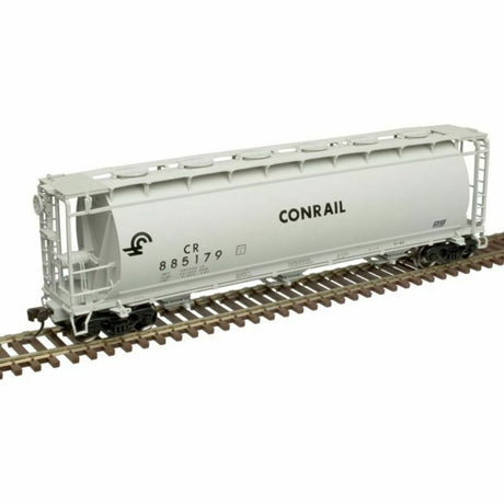 Atlas Covered Hopper Atlas 20005762 HO 3 Bay Cylindrical Covered Hopper Conrail CR 884914