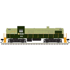 Atlas Diesel - Four Axle Atlas Gold 40005498 N Scale ALCo RS-3 Diesel British Columbia BC RAIL 569 DCC LokSound