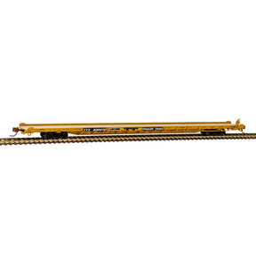 Atlas Flatcar Atlas 50005532 N Scale F89J 89' TOFC Flatcar "1970's Yellow" TTX 601127