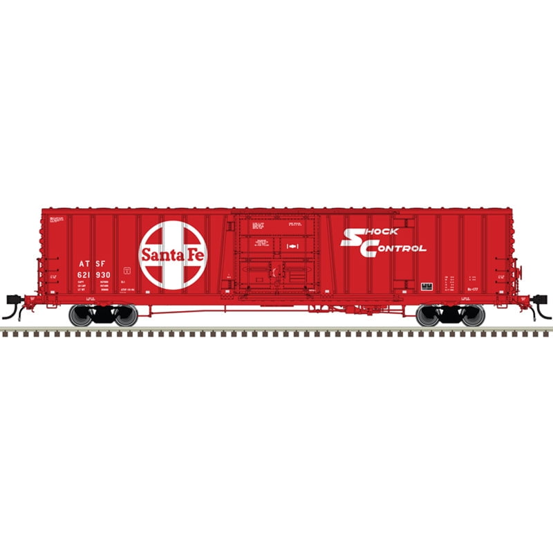 Atlas Master Boxcar Atlas Master 20007297 HO Scale Bx-177 Boxcar Santa Fe "Shock Control" ATSF 621649