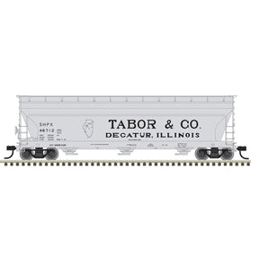 Atlas Master Covered Hopper Atlas 20006939 HO Scale ACF 4650 Covered Hopper Tabor & Co SHPX 46693