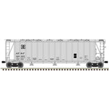 Atlas Master Covered Hopper Atlas Master 50006335 N Scale 3500 Dry-Flo Covered Hopper Santa Fe ATSF 300665