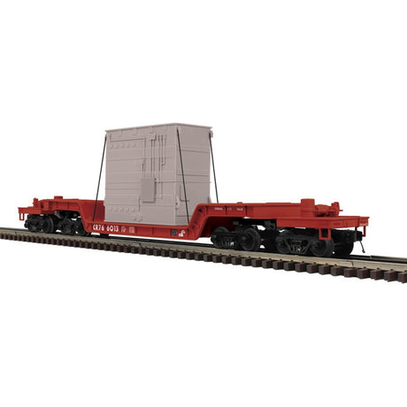 Atlas O Premier Flatcar - Heavy Duty Atlas O Premier 3003050 O Scale 75' Depressed Center Flatcar with Load Conrail CR