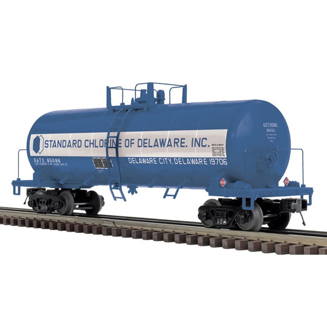 Atlas O Premier Tank Car Atlas O Premier 3003037 O Scale Modern Tank Car Standard Chlorine of Delaware GATX #s Vary