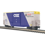 Atlas O Trainman Boxcar Atlas O Trainman 2001129 O Scale Hy-Cube Boxcar CSXT Operation Lifesafer