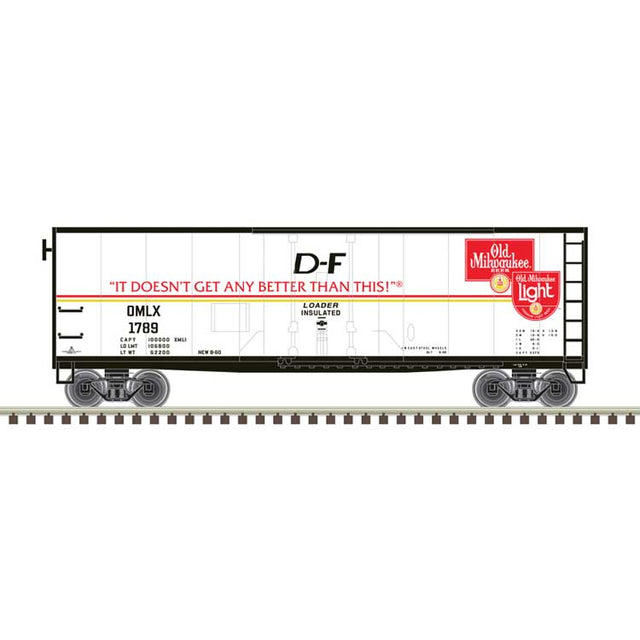 Atlas Trainman Boxcar Atlas Trainman 20007246 HO Scale 40' Plug Door Boxcar Old Milwaukee 1906