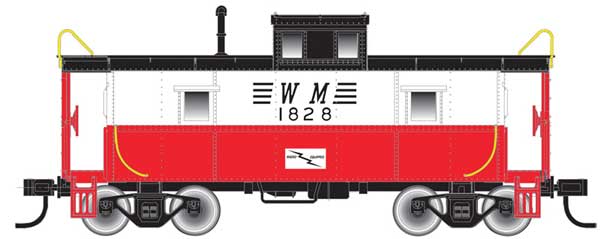 Atlas Trainman Caboose Atlas Trainman 20004980 Cupola Caboose Western Maryland WM 1850