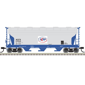 Atlas Trainman Covered Hopper Atlas Trainman 20006510 HO Scale ACF 3560 Covered Hopper Kerr-McGee ACFX 63506